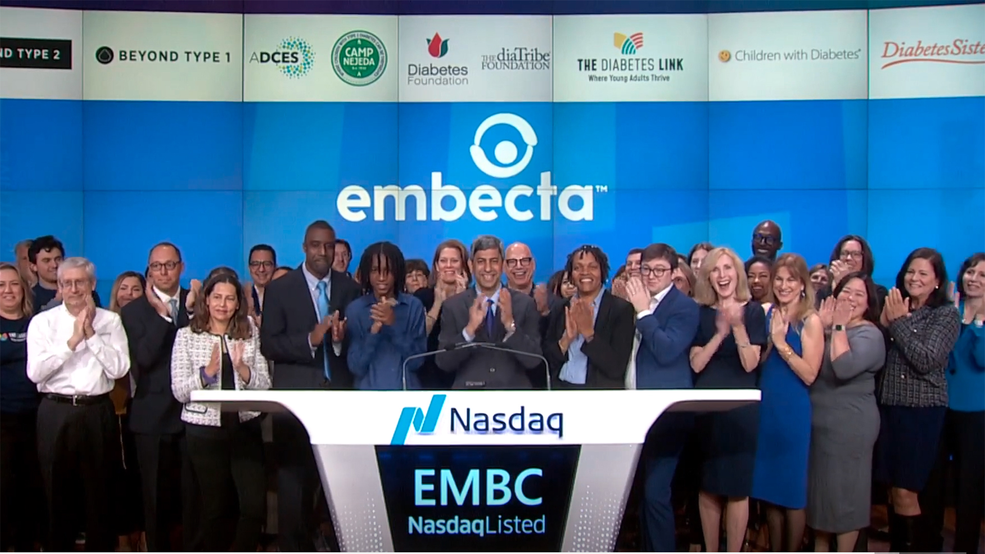 Group participates in NASDAQ opening bell ring