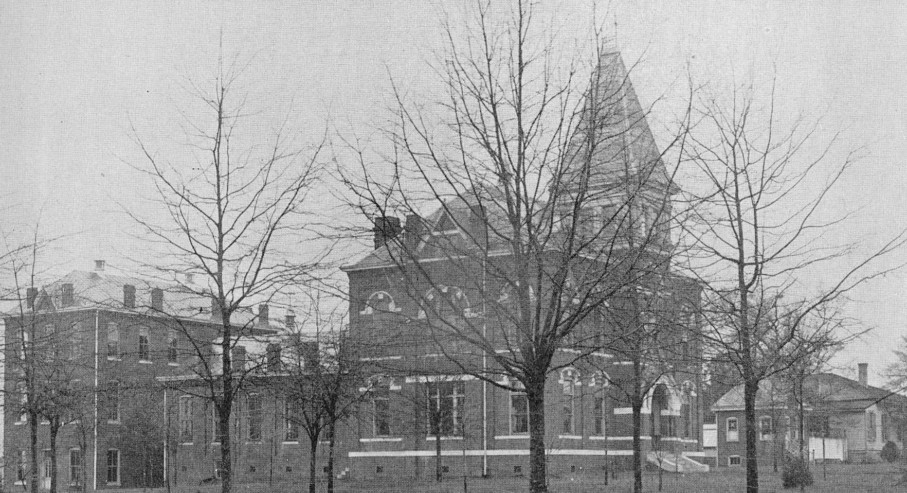 Old, historical photograph of Auburn University